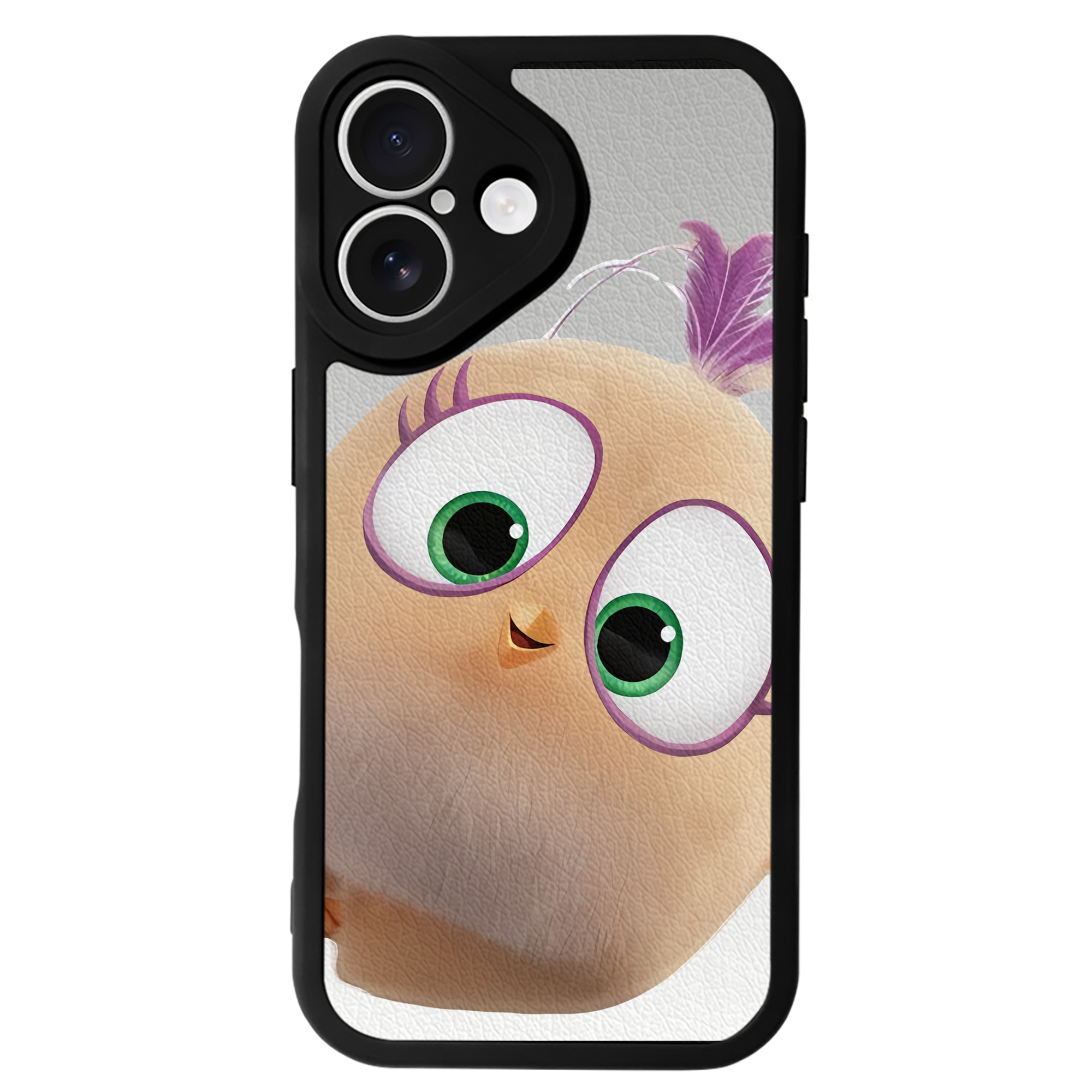 （画像用） Angry Birds アングリーバード 【iPhone 16シリーズ対応】シリコンスマホケース（レザー調） 材質：シリコン